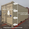 20ft High Cube Open Side Shipping Container